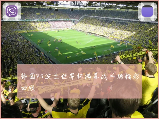 韩国vs波兰世界杯揭幕战半场精彩回顾